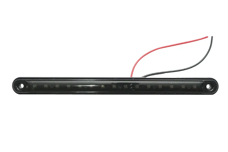 Жълт LED габарит / маркер – Опушен 15 Диода 12V-24V 240 mm - 1