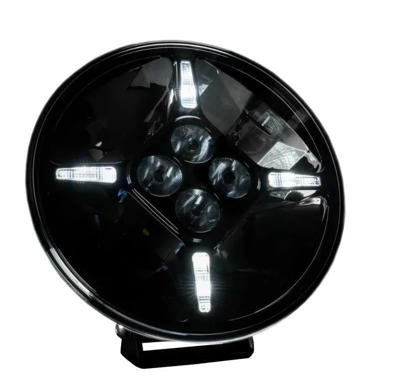 Комплект от 2 бр. LED Диодни Халогени, Фарове, с DRL, бяло-жълт цвят, Ø 218 мм, 12V-24V, 120W, За Джип, Камион, Трактор, Багер, Земеделски Машини и др. - 8