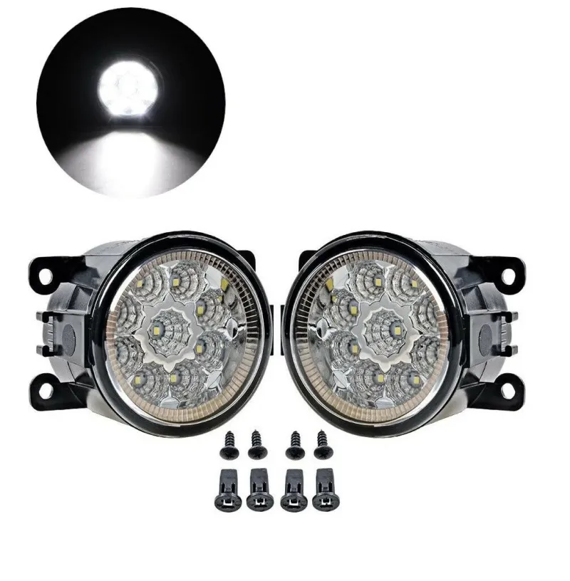 LED Лед Фарове за мъгла Халогени Бели за Форд FORD Опел OPEL Ситроен CITROЕN Нисан NISSAN Рено RENAULT Дачиа DACIA и др. - 9