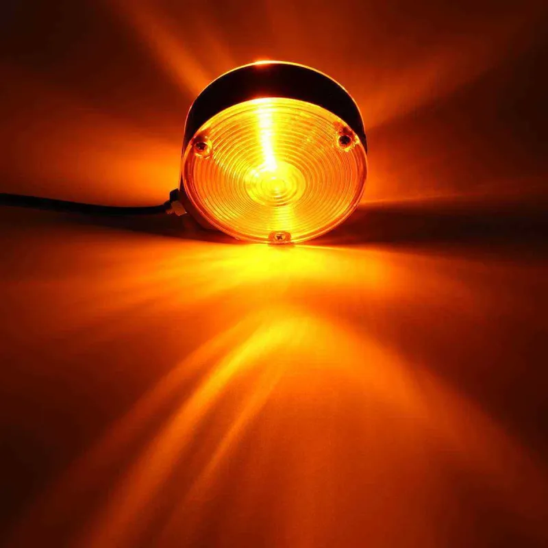 Комплект от 2 броя ЛЕД LED габарити за огледала ОБЕЦИ за камион 12-24V Scania Сканиа Volvo Волво MAN МАН DAF ДАФ Mercedes Мерцедес в оранжево - 3