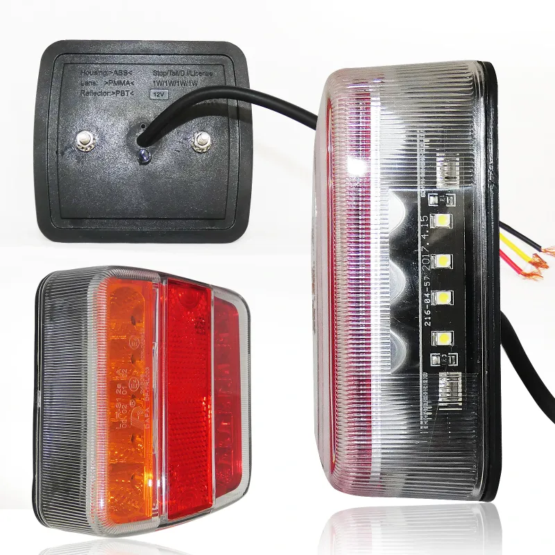 Комплект LED Диодни Стопове 12V 24V Волта бус камион ТИР ремарке - 5