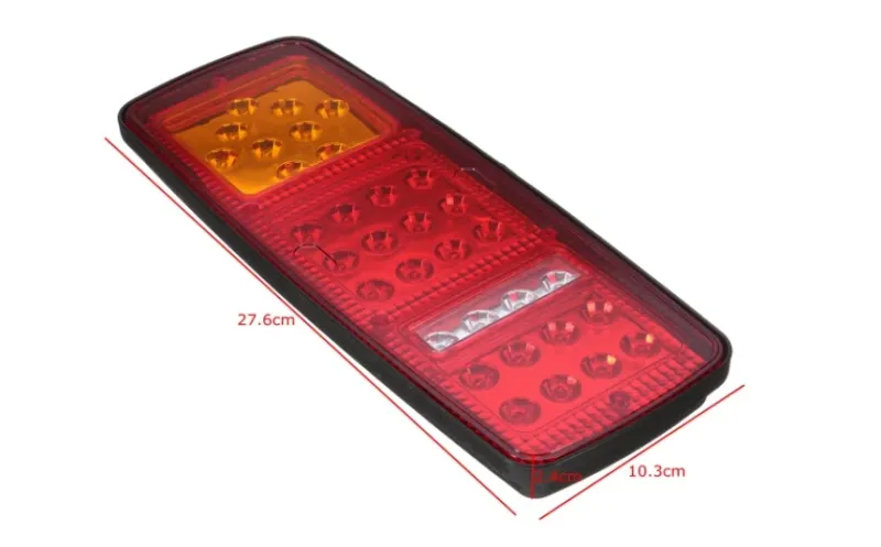 Комплект от 2 бр. LED стопове мигач задна светлина 24V за камион бус ТИР емарке - 1