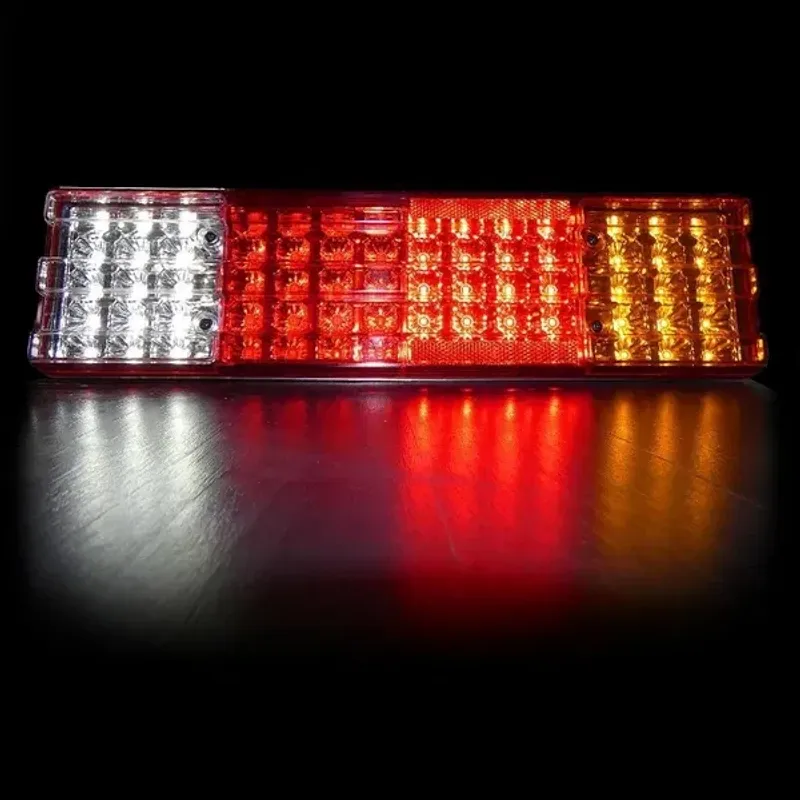 Комплект от 2 Броя Диодни LED Лед стопове 12V 420mm x 110mm x 75mm подходящи за Бус Камион Тир Ремарке Каравана - 2