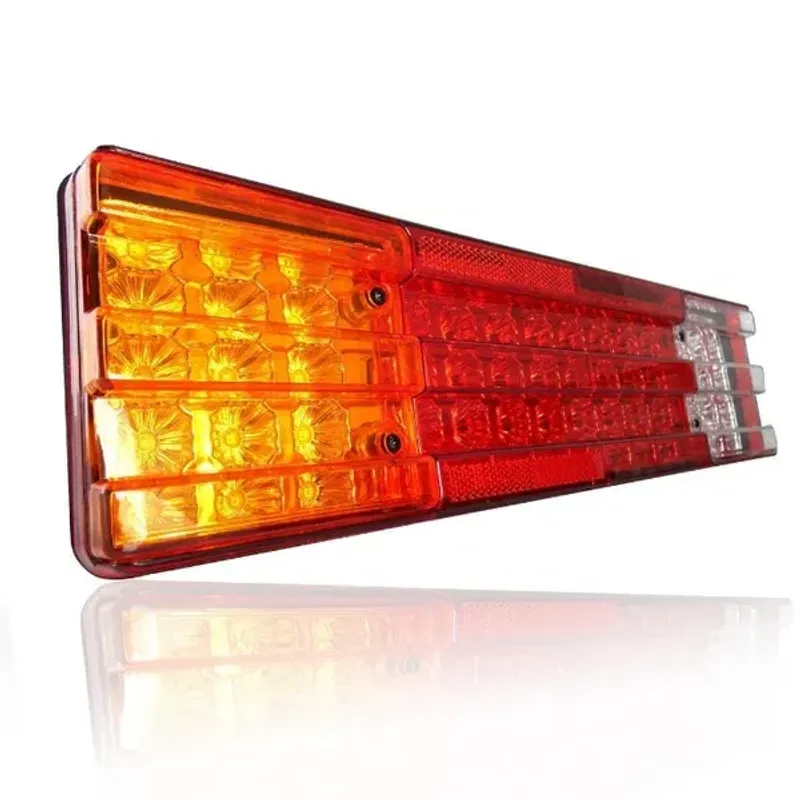 Комплект от 2 Броя Диодни LED Лед стопове 12V 420mm x 110mm x 75mm подходящи за Бус Камион Тир Ремарке Каравана - 4