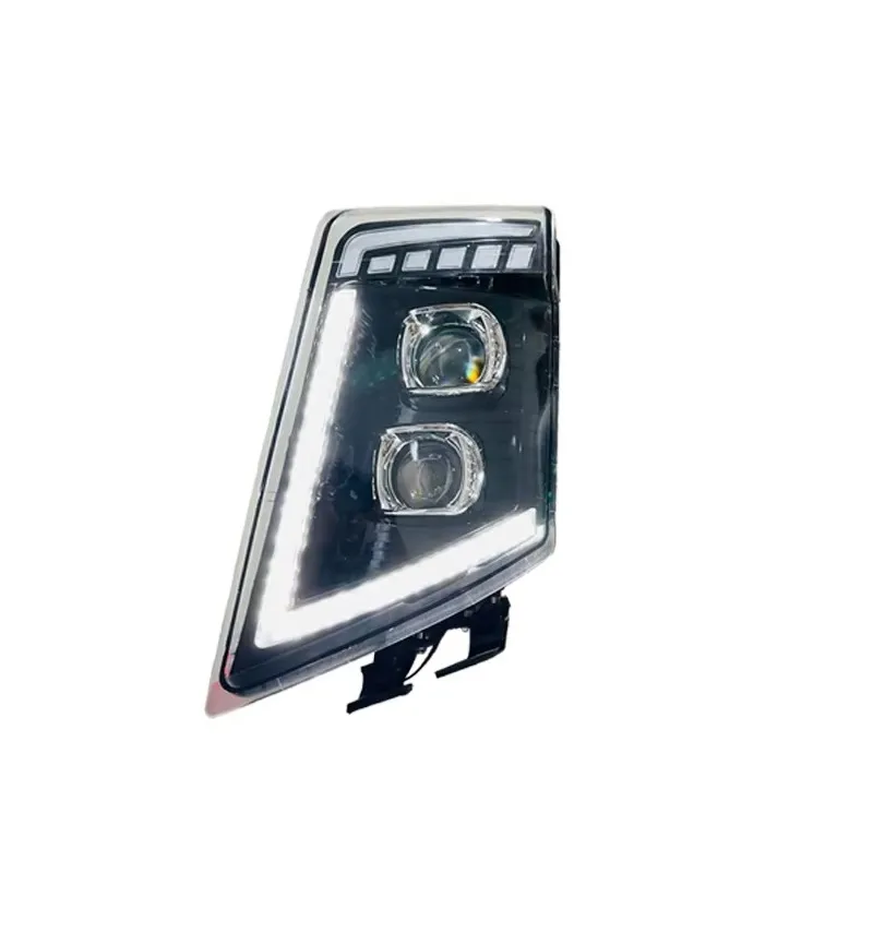 Ляв LED диоден преден фар с DRL дневна светлина къси-дълги мигач за камион Volvo FH13 FH16 FM460 FH500 24V OEM: 21035631/21323100 - 2