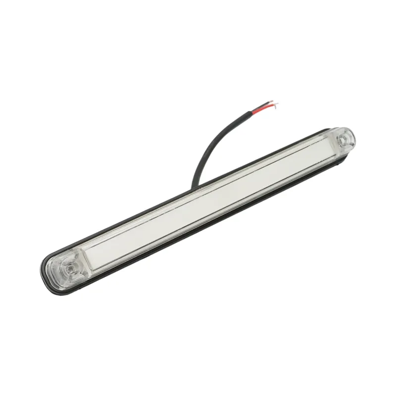 Бял LED Габарит / Маркер с NEON ефект - 16 диода 12V-24V 235mm - 2