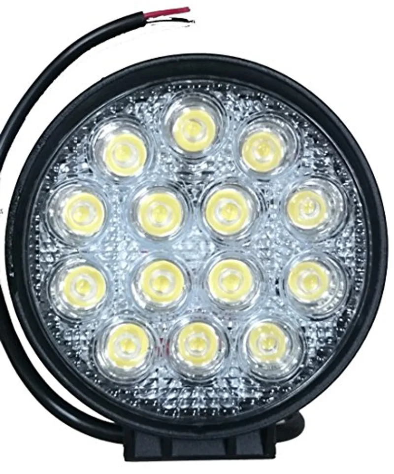 Универсален 42W Лед LED Халоген Фар Работна Лампа 12V - 24V за автомобил офроуд бус ван камион - 2