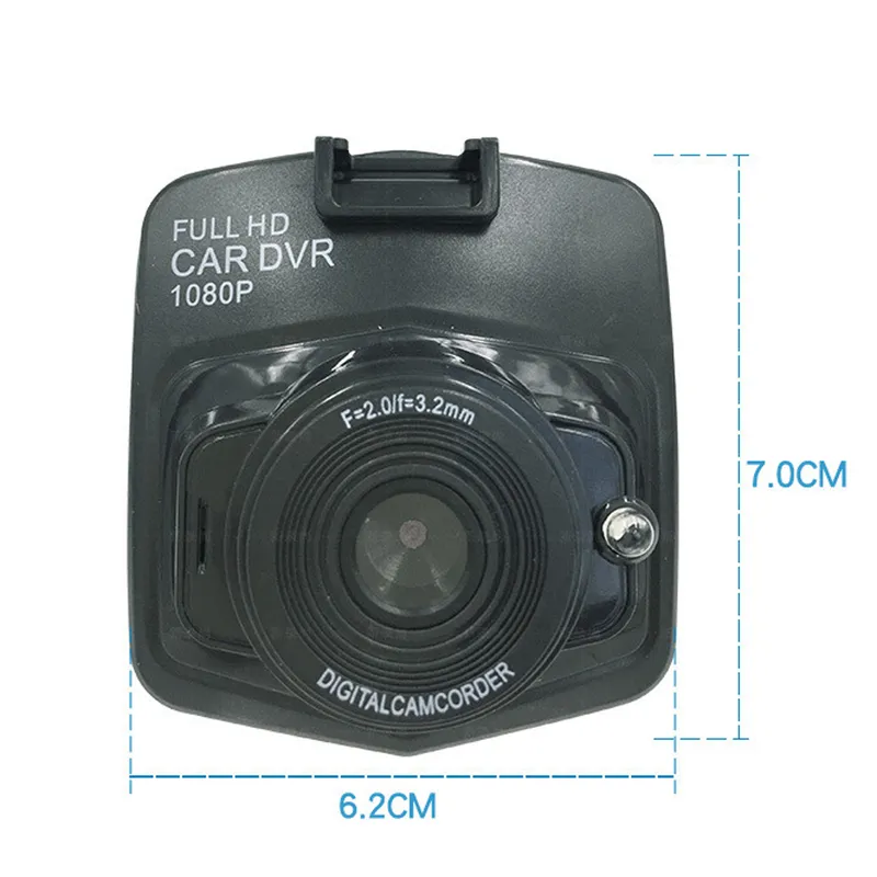 Видеорегистратор за автомобил Full HD 1080 + 32 GB Micro SD Card карта с памет 6.5 х 7 см 12/24V - 2