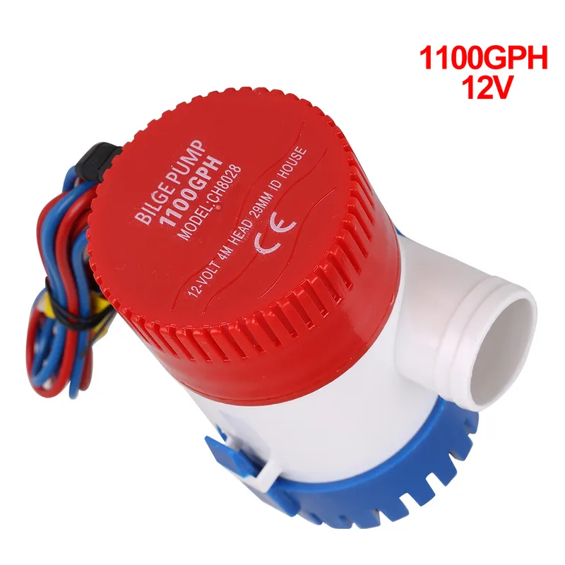 Отводнителна потопяема водна помпа на 12V 1100GPH 3500GPH за източчване или трансфер - 2