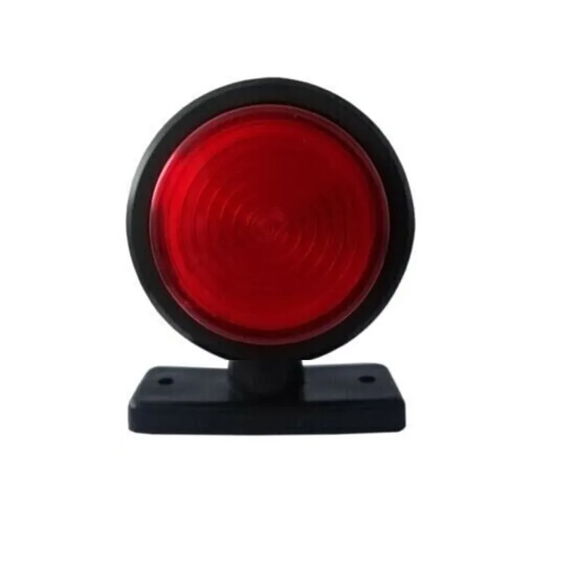 Комплект от 2 броя 12-24V ЛЕД LED Диодни Странични Маркери Рогчета Светлини неон ефект За Камион Ремарке Каравана Кемпер АТВ бяло-червено - 2
