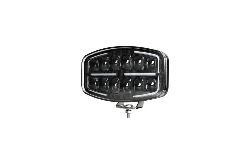 LED Халоген Фар DRL бяла/жълта светлина - 12-24V за джип, камион, агротехника и др. - 2