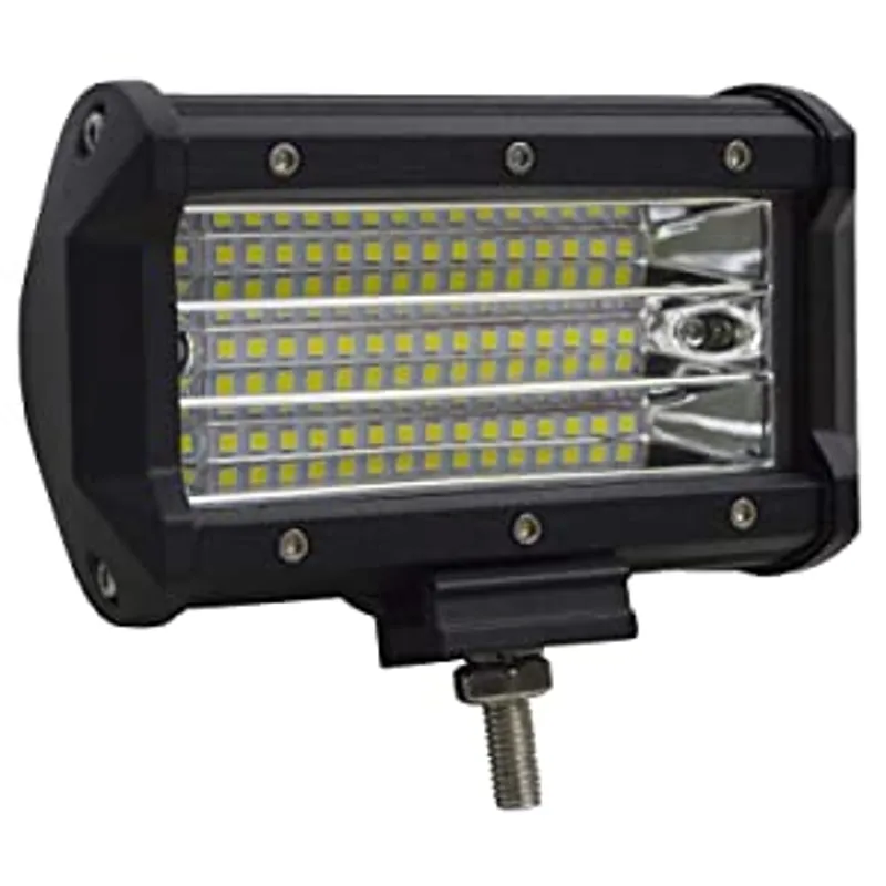 Универсален 90W Лед LED Халоген Фар Работна Лампа 12V - 24V с комбинирана бяла светлина за автомобил офроуд бус ван камион - 2