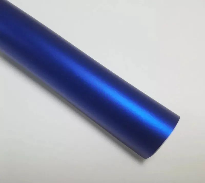 Синъо Матирано Декоративно автомобилно WRAP фолио 1.52 X 18M Blue Matte Vinyl - 2