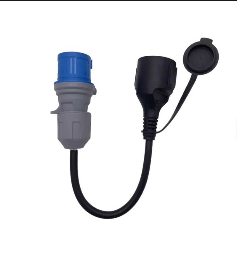 Кабел адаптер от CEE щепсел към Шуко контакт - IP44 – 230V / 16A, 3G2.5, за кемпер, каравана и къмпинг - 2