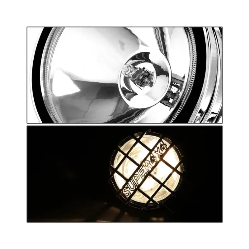 Комплект 2бр. универсални Халогени Фарове с Решетка Ø16.8см 12V 55W - 2