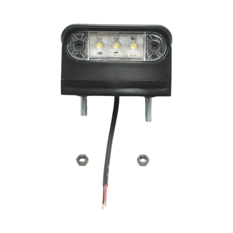 LED Плафон / Осветление за Регистрационен Номер - 3 диода 12V-24V - 2