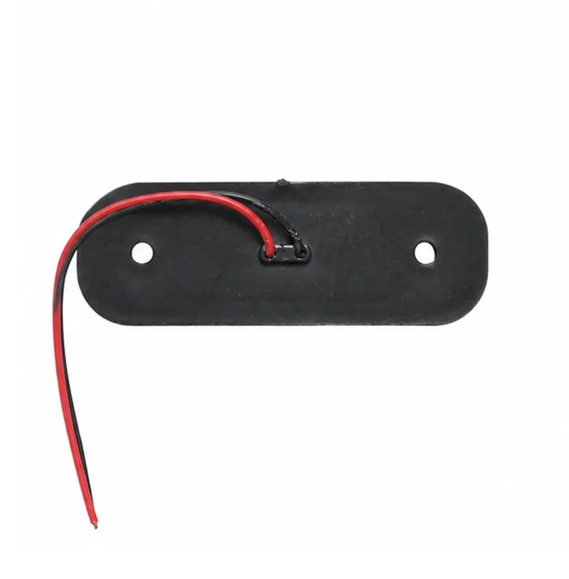 Жълта LED Габаритна светлина / маркер - Опушен 12 диода 12V-24V - 2