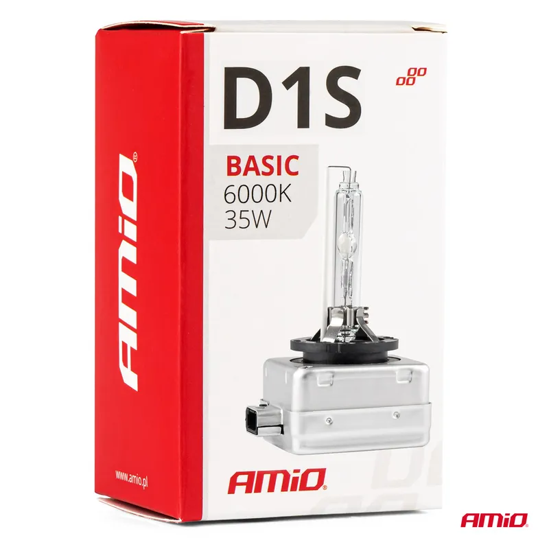 Ксенонова крушка D1S 35W 6000K 12V Amio - 2