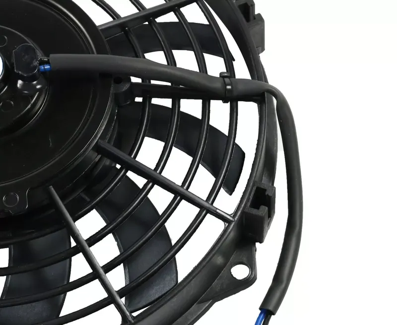 Универсален електрически вентилатор перка за радиатор – 9 инча (23 см), 12V, 80W, ABS и стомана, безшумен - 2