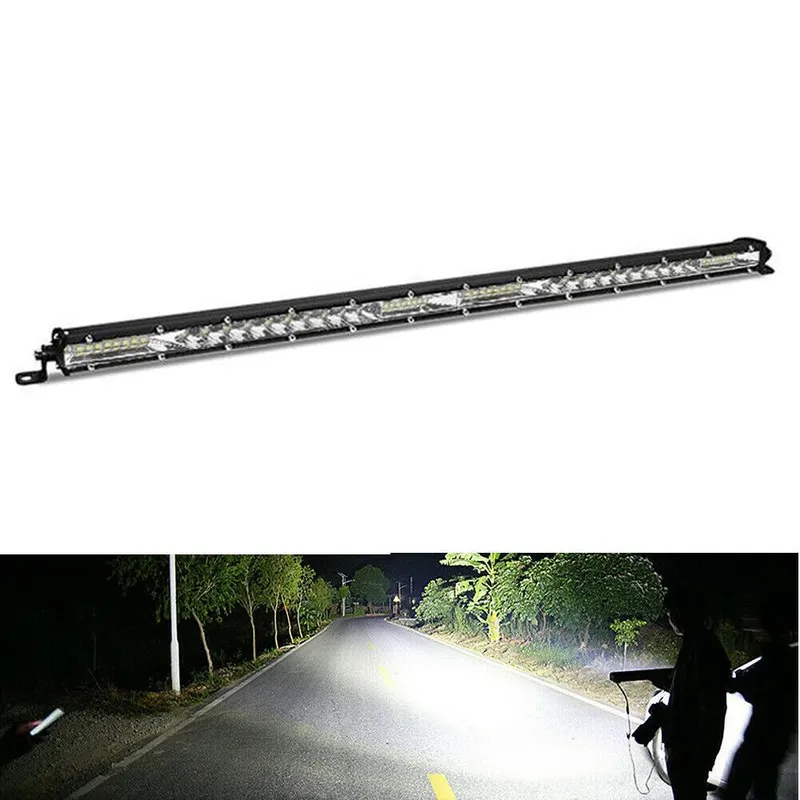54 см LED Лед Диоден Бар , 9000 lm 180W, Ултра Тънък 12-24V Комбинирана Combo - Flood и Spot Светлина - 2