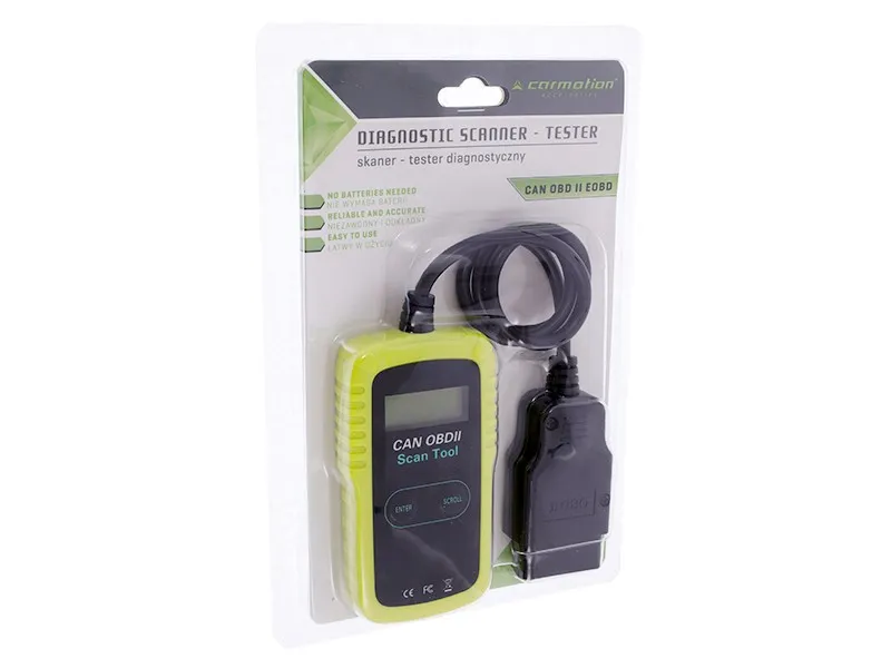 Скенер Тестер за диагностика на автомобил OBD II EOBD Carmotion - 2