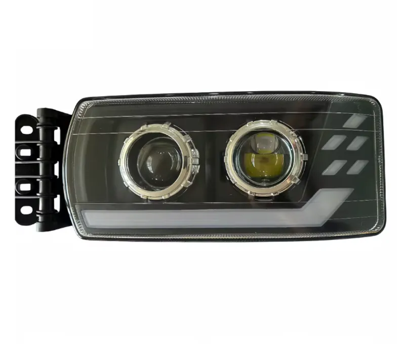 Ляв LED Фар за IVECO STRALIS 24V – DRL, Startup Effect, Лупи, OEM 5801571746 - 2
