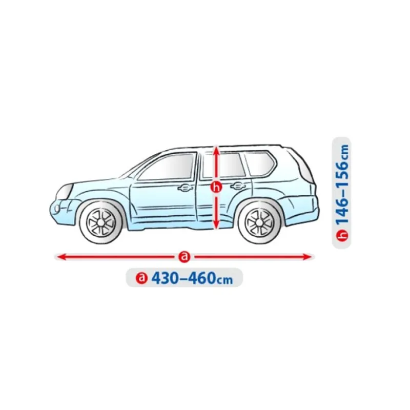 Висококачествено Покривало Kegel серия BASIC GARAGE L OFF-ROAD за Джип/SUV 430-460 cm - 2