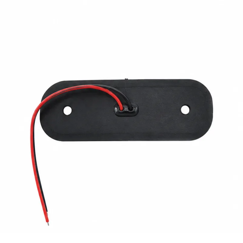 Червена LED Габаритна светлина / маркер - Опушен 12 диода 12V-24V - 2