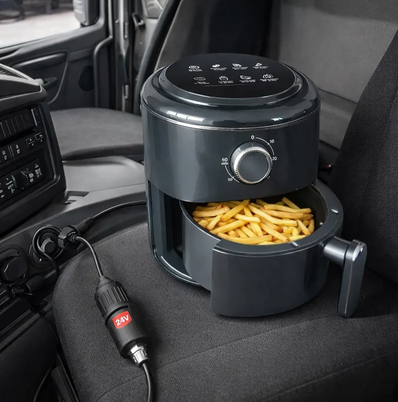 Air fryer - Еър Фрайър 24V, 250W, 3L – Фритюрник с горещ въздух за камиони - 2