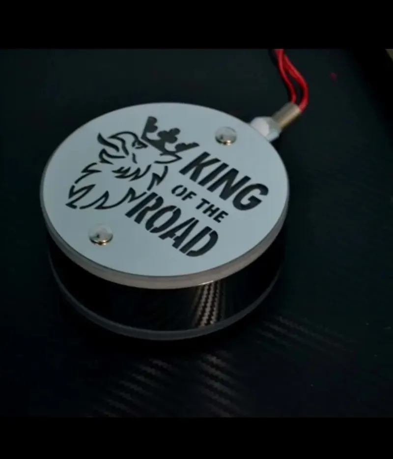 Комплект от 2бр Светодиодни LED Лед Габарити Обеци 24V бяло-червено King - 2