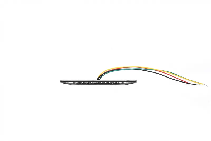 6 LED Жълта Аварийна Лампа Блиц Светлина Мигаща За Пътна Помощ Платформа и др. 10W с 8 режима 8х3 cm. 12-24V - 2