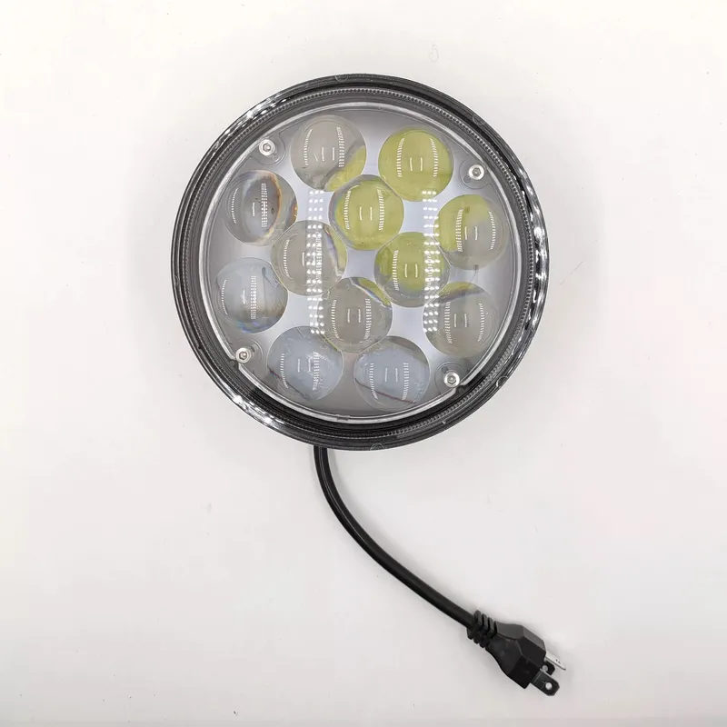 14.5 см ЛЕД LED 5D 36W Универсален прожектор фар лампа халоген с къси / дълги светлини за мотоциклет автомобил офроуд бус ван камион трактор комбайн багер къси/дълги 12V-24V 5,7 инча - 2