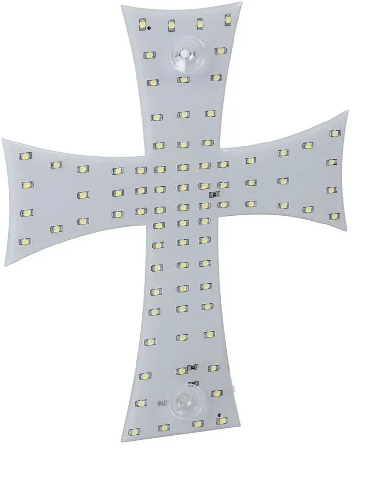 Диоден светещ кръст бял 84 LED ЛЕД 12V 24V 245 x 200 mm - 2