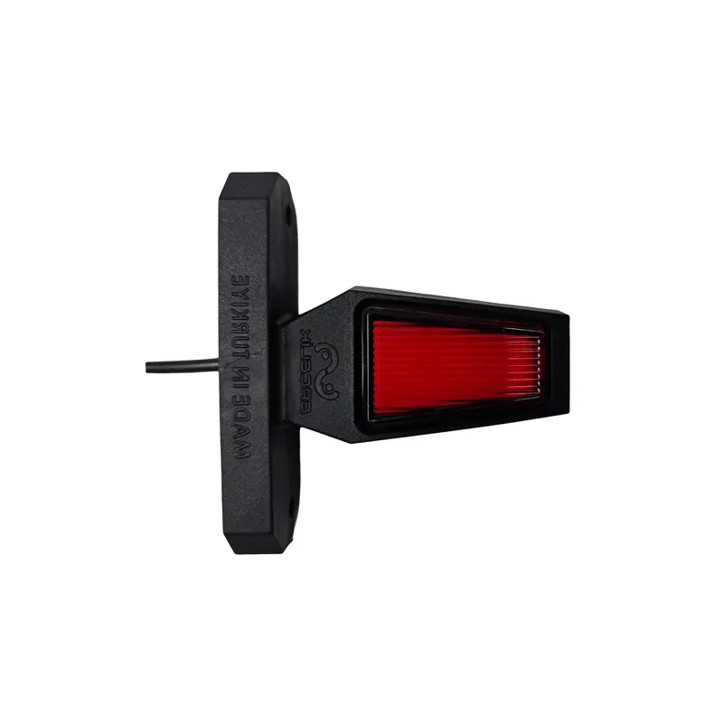 Комплект LED Габаритни светлини тип рогче с 3 позиции - Жълт Червен 90 mm 12V-24V - 2