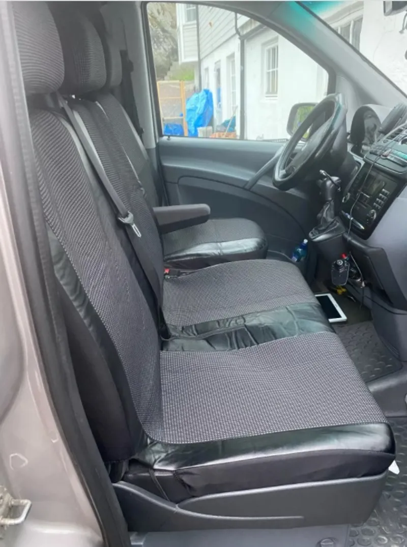 2+1 Комплект Лукс Универсални Калъфи , Тапицерия За Предни Седалки PREMIUM За Transit, Sprinter, Movano, Master, Crafter, Transporter, LT, Boxer, Jumper - 2