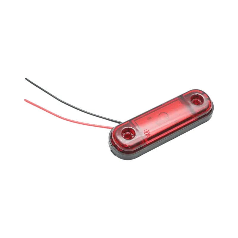 Червена LED Габаритна светлина / Маркер - 3 диода 12V-24V - 2