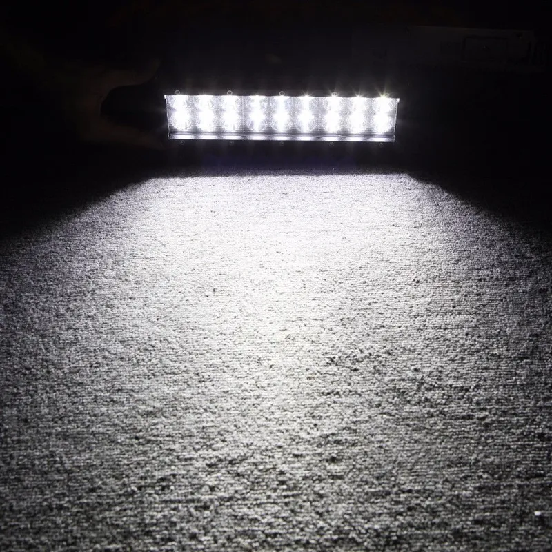 Универсален 54W Лед LED Халоген Фар Работна Лампа 12V - 24V с Комбинирана Светлина за автомобил офроуд бус ван камион - 2