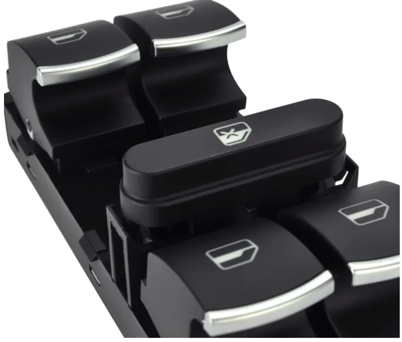 Бутони Панел Копче Хром Ел.Стъкла Голф 5 Пасат Б5 Golf 5 VW Passat 5ND959857B - 2