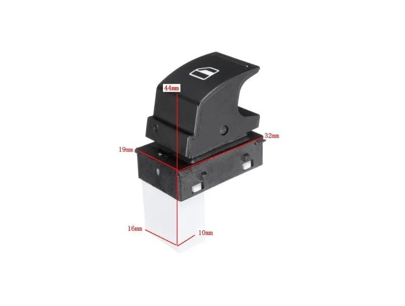 Бутон Копче за Ел. Стъкла За VW Volkswagen Golf 5 Passat B6 Touareg Caddy Seat 7L6959855B - 2