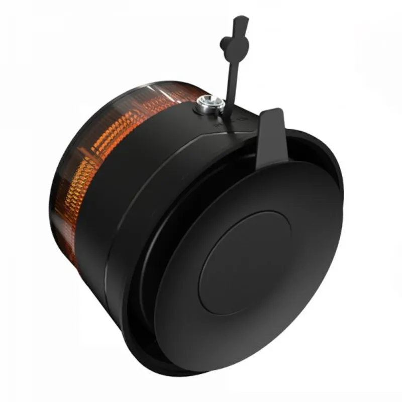 14W LED Безжична Диодна Въртяща се Сигнална Аварийна Лампа Маяк Буркан с ДИСТАНЦИОННО Магнит и Вендуза за Пътна Помощ Платформа и др.12V - 24V - 2