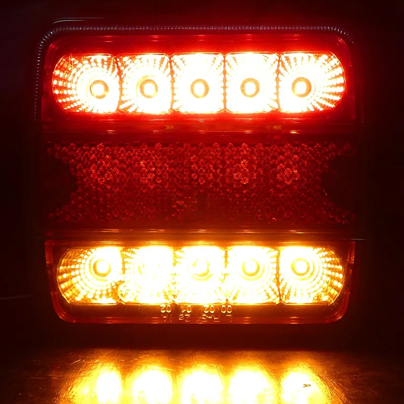 LED Диоден Стоп Задна светлина 12V 24V Волта за бус камион ТИР ремарке каравана - 2