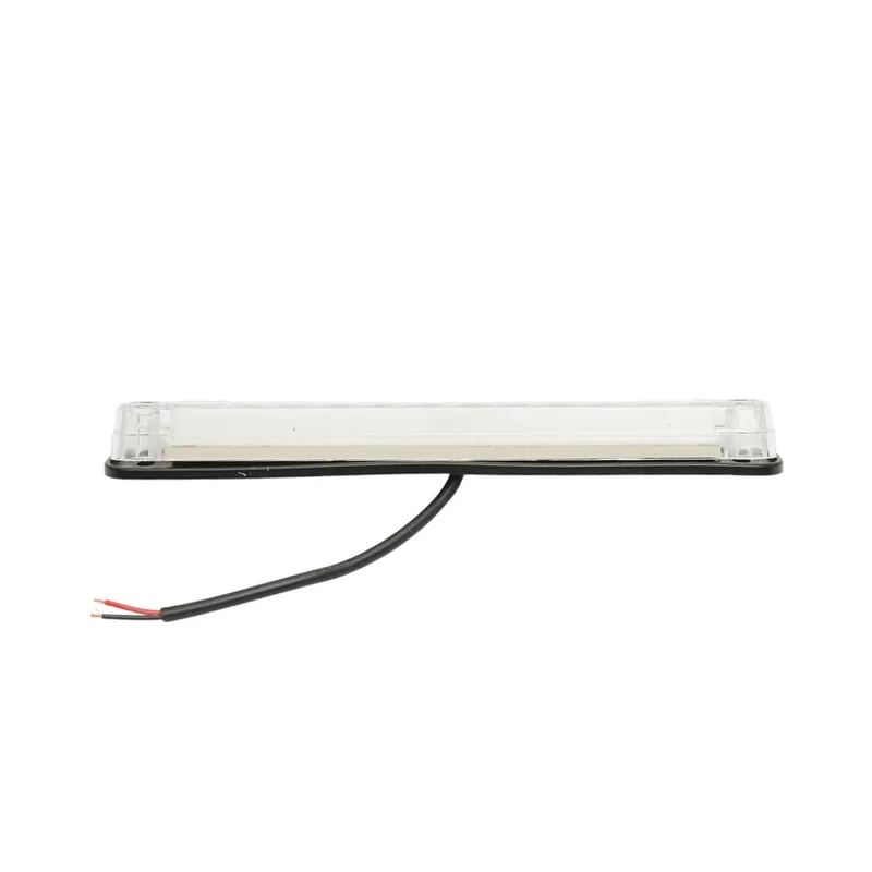 Бял LED Габарит / Маркер с NEON ефект - 16 диода 12V-24V 235mm - 3