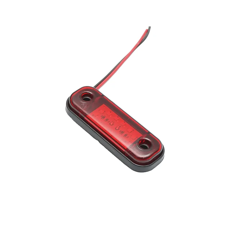 Червена LED Габаритна светлина / маркер - 12 диода 12V-24V - 3