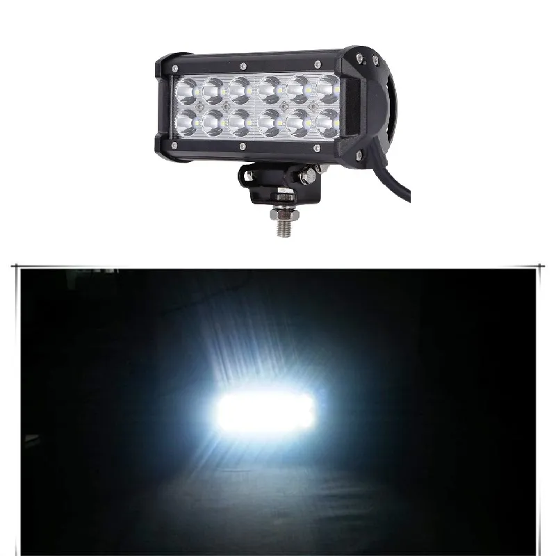 Универсален Лед LED Халоген Фар Работна Лампа 12V - 24V за автомобил офроуд бус ван камион - 3