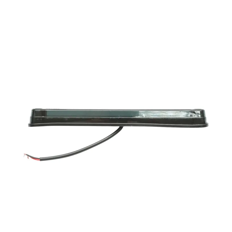 Червен LED Габарит / Маркер - Опушен 16 диода 12V-24V 235mm - 3