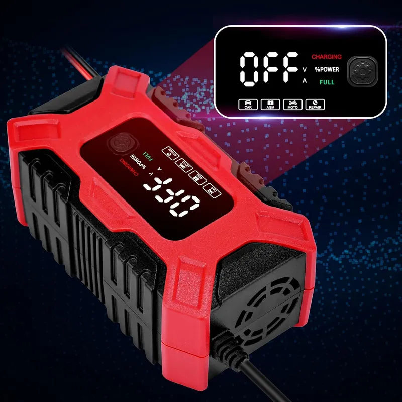Автоматично Smart Смарт Импулсно Зарядно за Акумулатор 12V 6A - 3