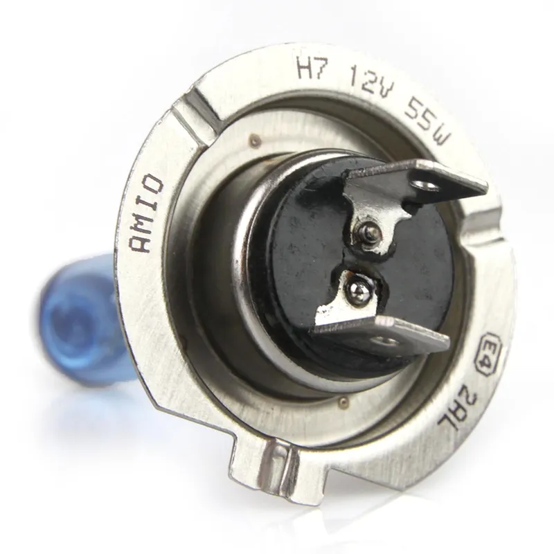1 брой халогенна крушка H7 12V 55W с UV филтър Super White E4 - 3