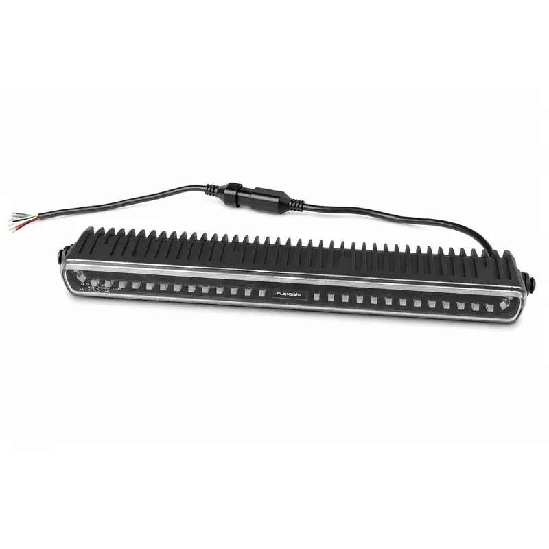 LED Бар Flexzon SHARK-LITE BOOST 47 см, 125W, 11000 lm, бял/оранжев DRL, аварийна блиц светлина с 4 режима, E-Mark E9, R65, 10–24V - 3