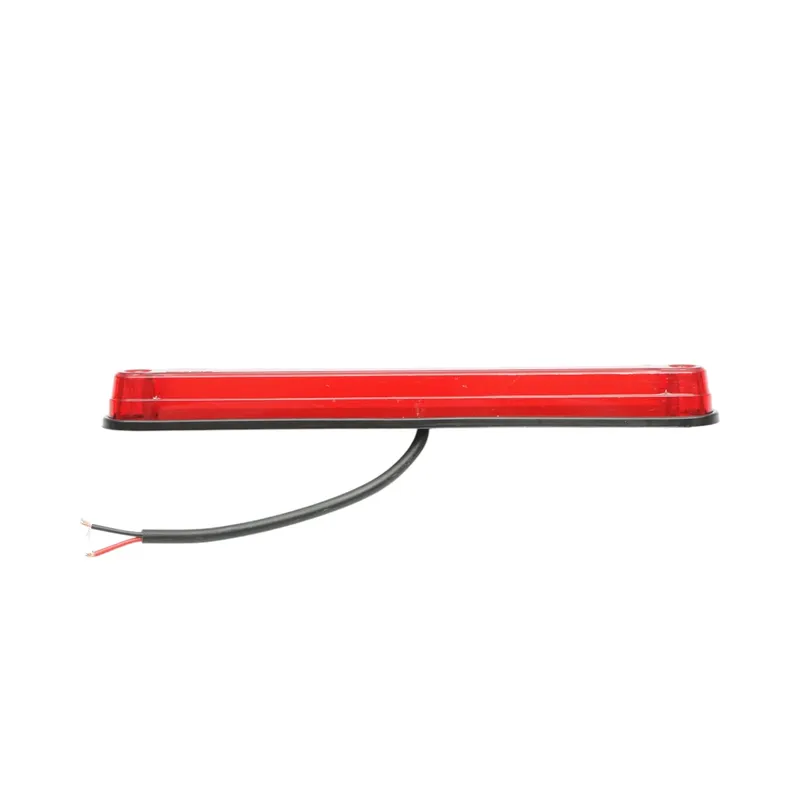 Червен LED Габарит / Маркер с NEON ефект - 16 диода 12V-24V 235mm - 3