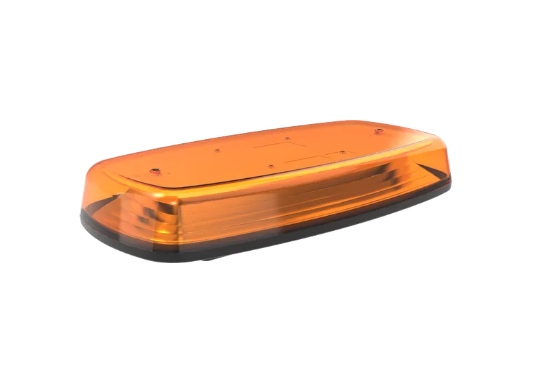 Оранжева 12-24V Лед Led Аварийна Сигнална Лампа Маяк Буркан с Магнит За Пътна Помощ Платформа и др. - 3